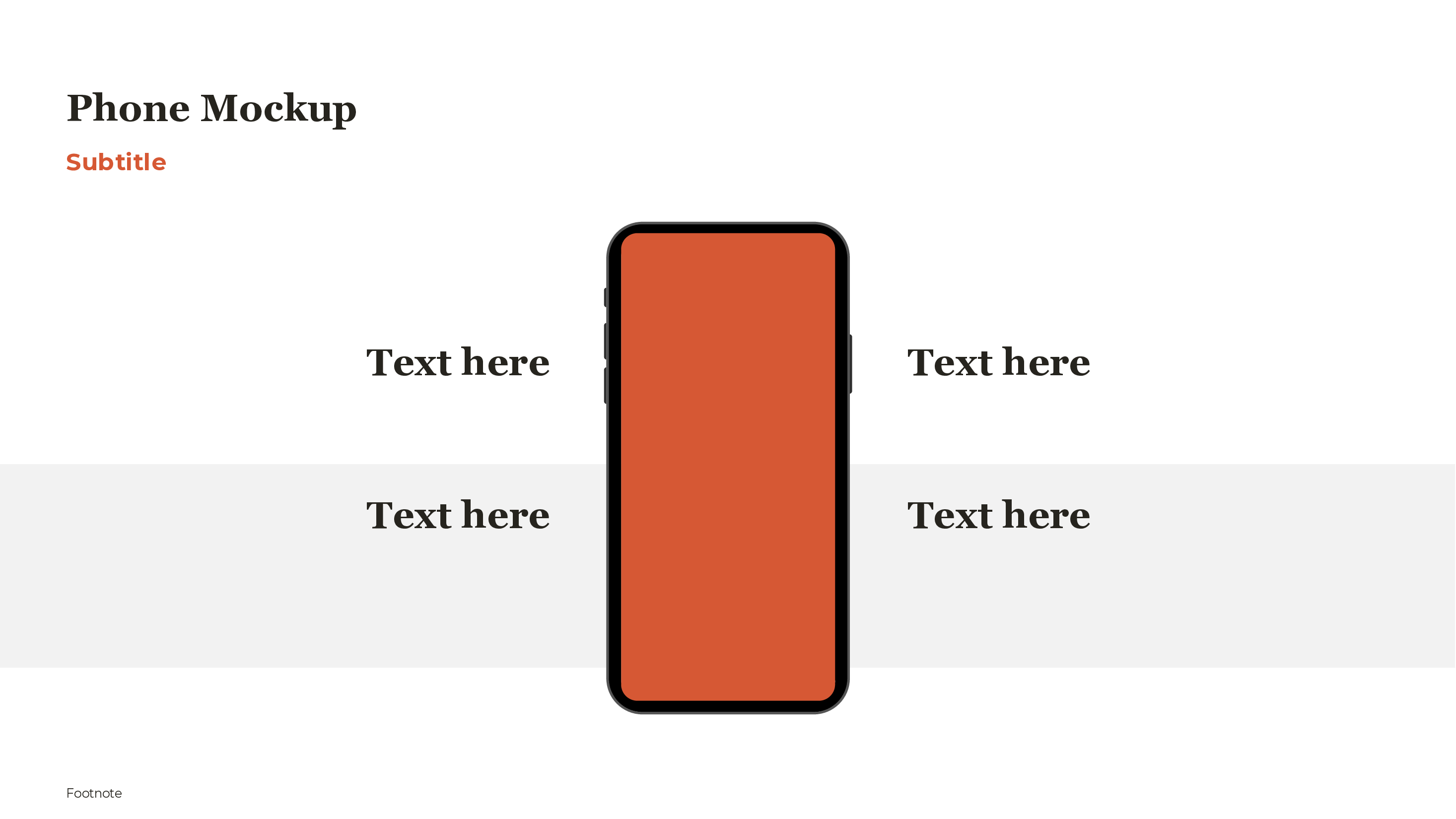 Phone Mockup Layout PowerPoint template preview