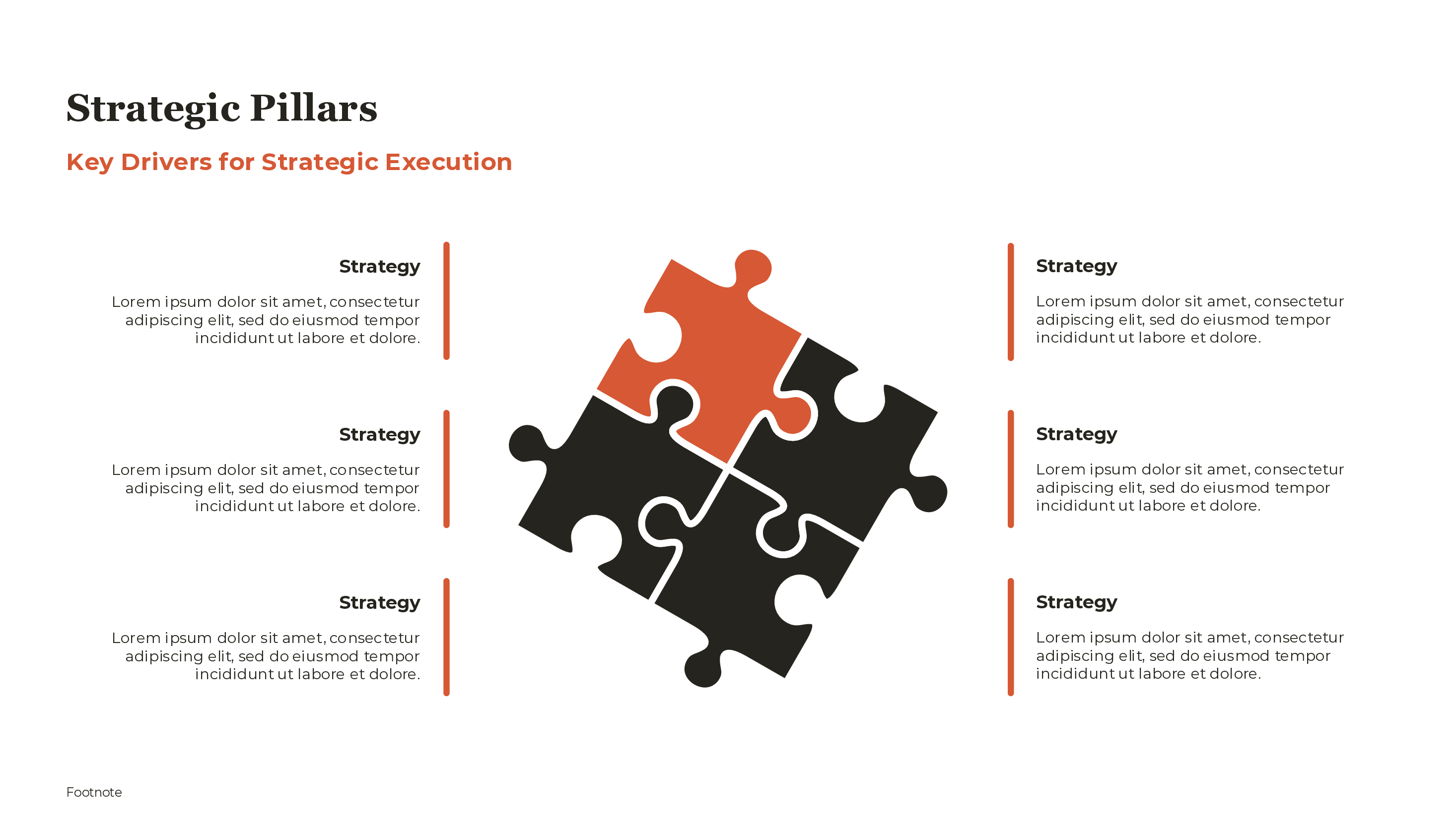 Puzzle Diagram Template